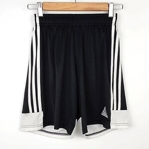 ⭐️3/ $30⭐️ Adidas Black White Unisex Youth  Athletic Training Shorts S
